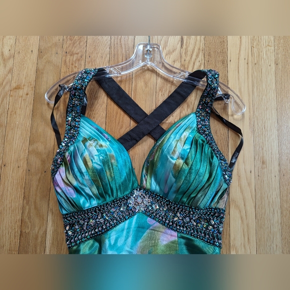 Vintage Tony Bowls Paris Gown -- Evening / Prom -- Size 0 - Picture 6 of 16